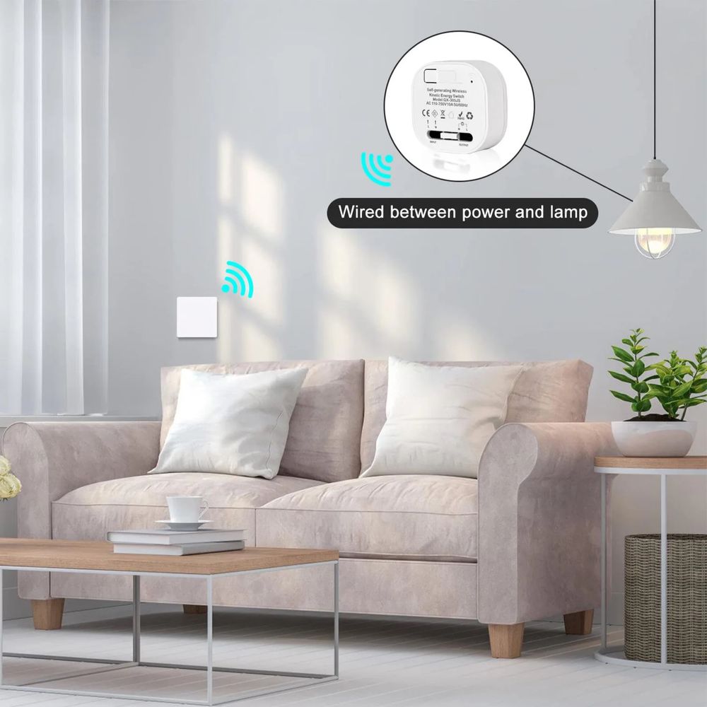 Безжичен RF Smart ключ с два канала + 2 приемника – 433MHz, 220V, 10А