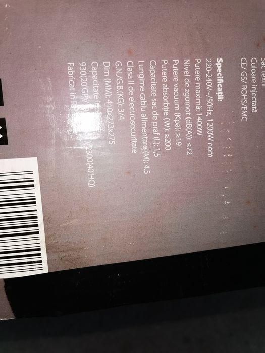 Aspirator cu fir Vortex