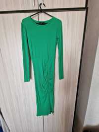 Зелена рокля на Amisu, размер 34