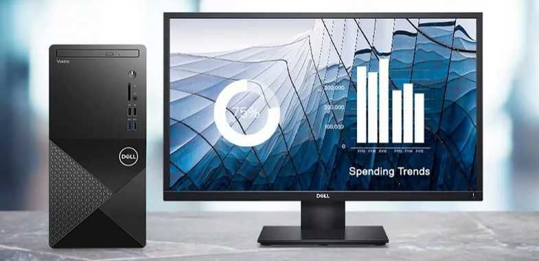 Pc si monitor 24 Dell i7-10700F, ssd 512, ram 16 gb Wifi  Nvidia