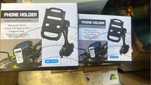 Suport din metal pentru telefon cu prindere pe bicicleta, motocicleta