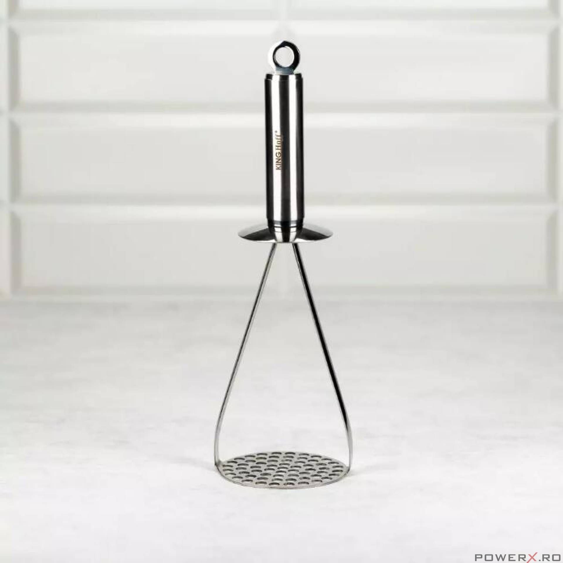 Zdrobitor pentru legume, piure, inox, 28 cm, Kinghoff