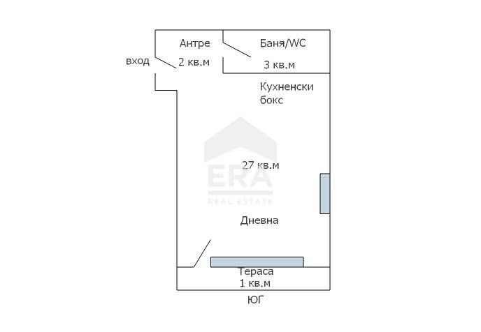 Продава се Едностаен апартамент в Варна, Погреби - 40 кв.м за 1500 €/кв.м - Снимка #9