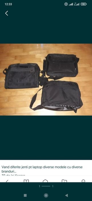 Genti pt laptop culoarea negru