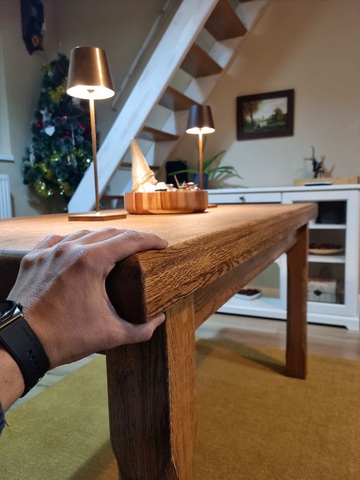 Masa Stejar negru masiv premium!