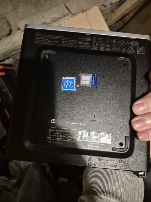 2 броя Mini PC HP (Prodesk 600 G2 и G3) неработещи за части