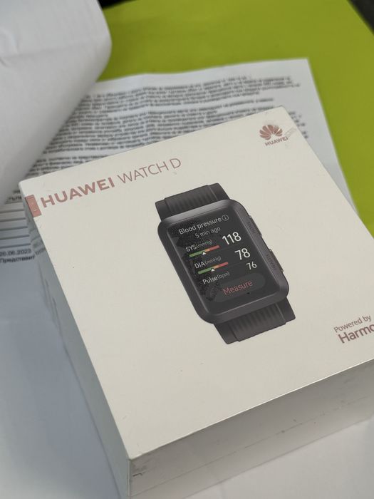 ЗАПЕЧАТАН Huawei Watch D Yettel Гаранция 2027 Black