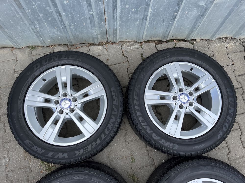 Jante aliaj 5x112mm, anvelope 255/55 R18 Mercedes clasa M, GLE, R, GLC