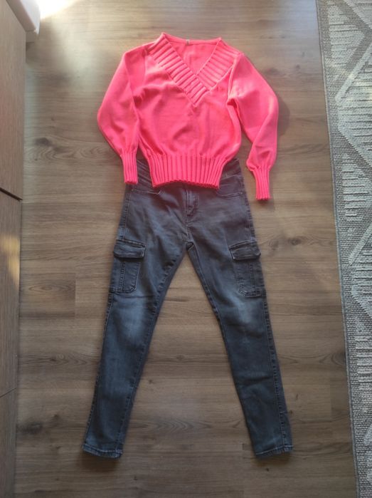 Дамски дънки черни