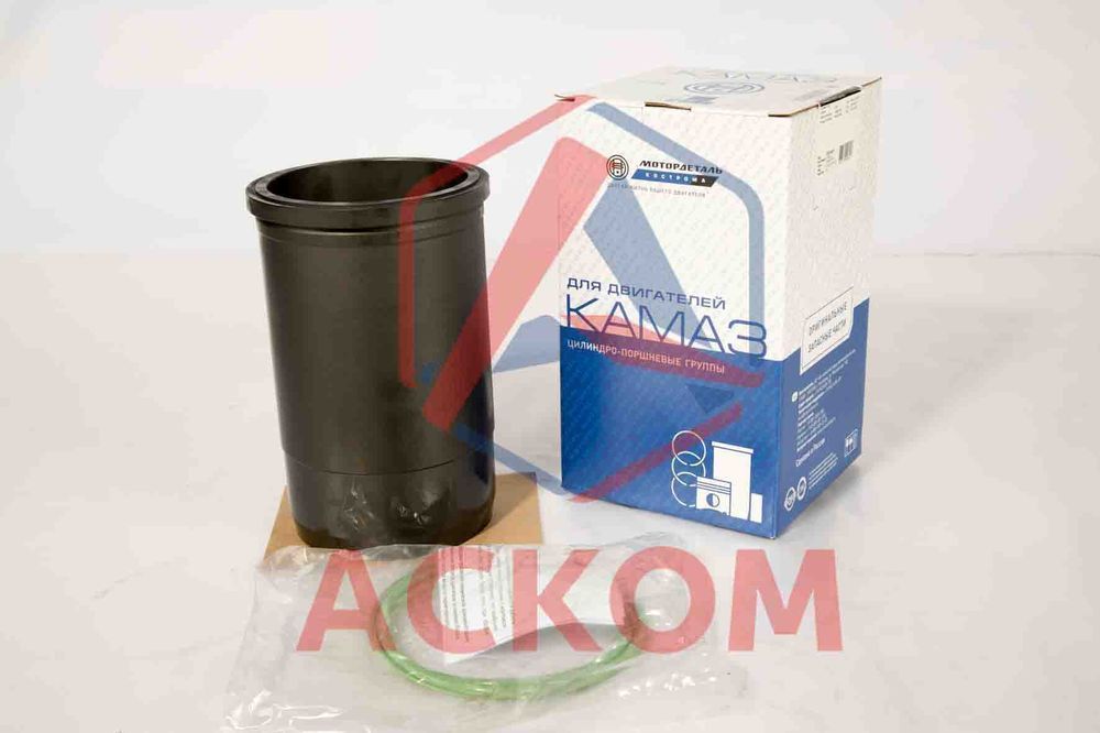гильза цилиндра камаз евро-0,1,2, фосфатированная, с уплотн. кольцами