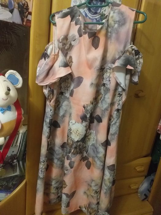 Rochie  cu motive florale