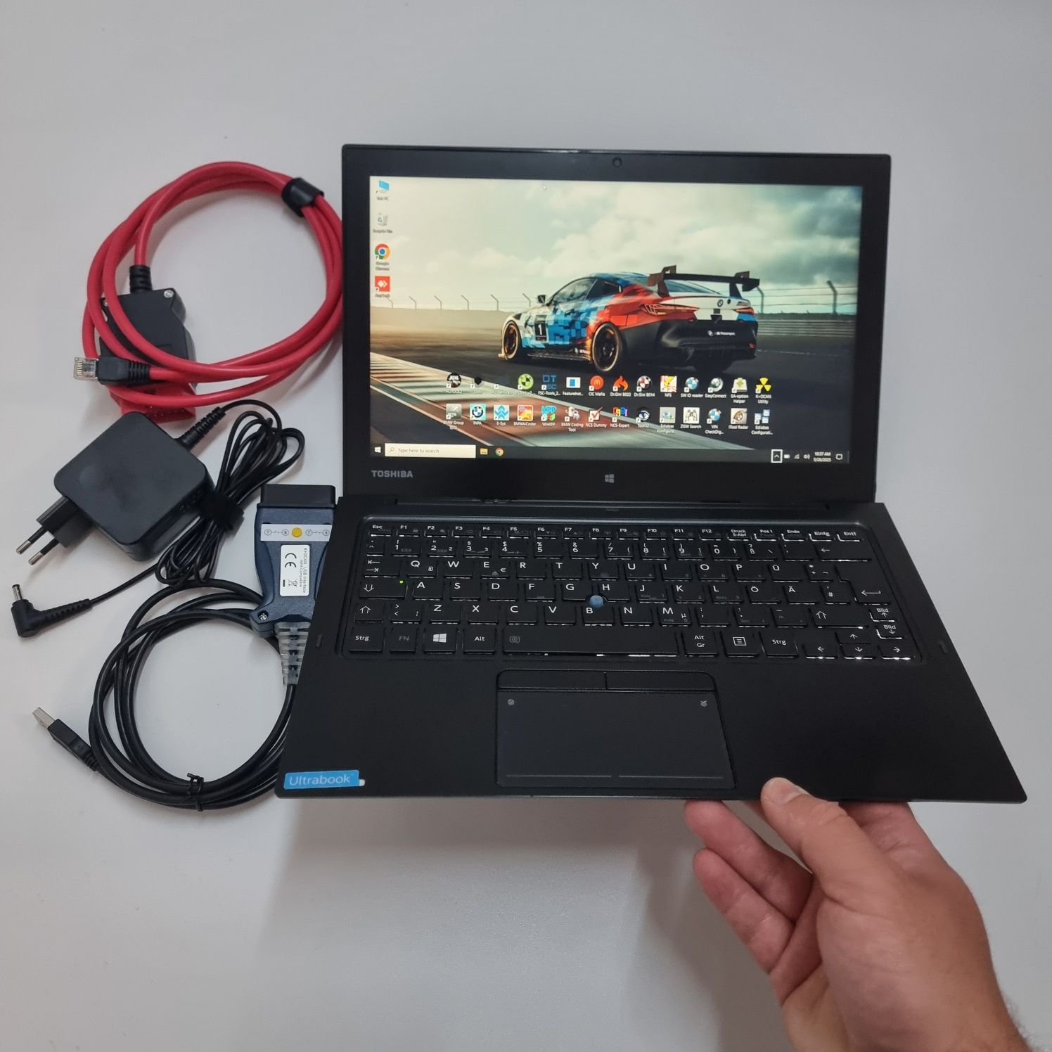 Diagnoză/Tester ISTA BMW Esys FULL 512 SSD Tab Toshiba interfata ENET