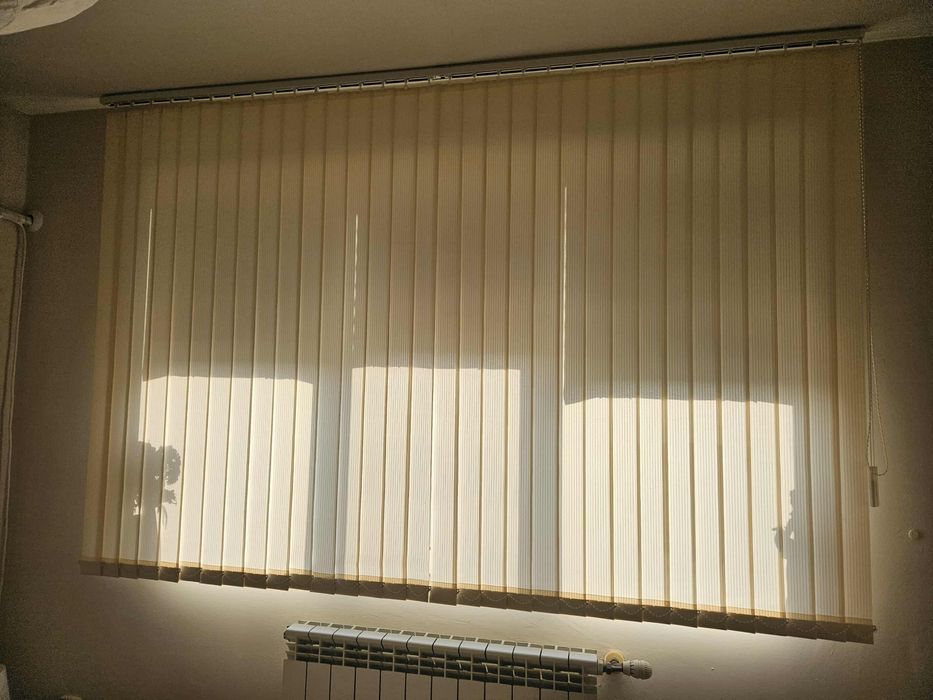 Щори с ламели - кремави