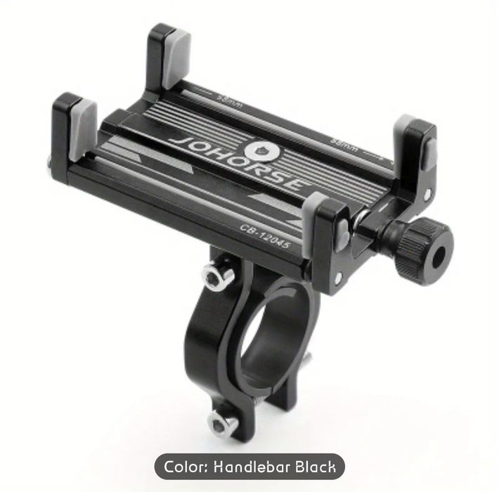 Suport telefon metalic pentru ghidon moto scuter – universal