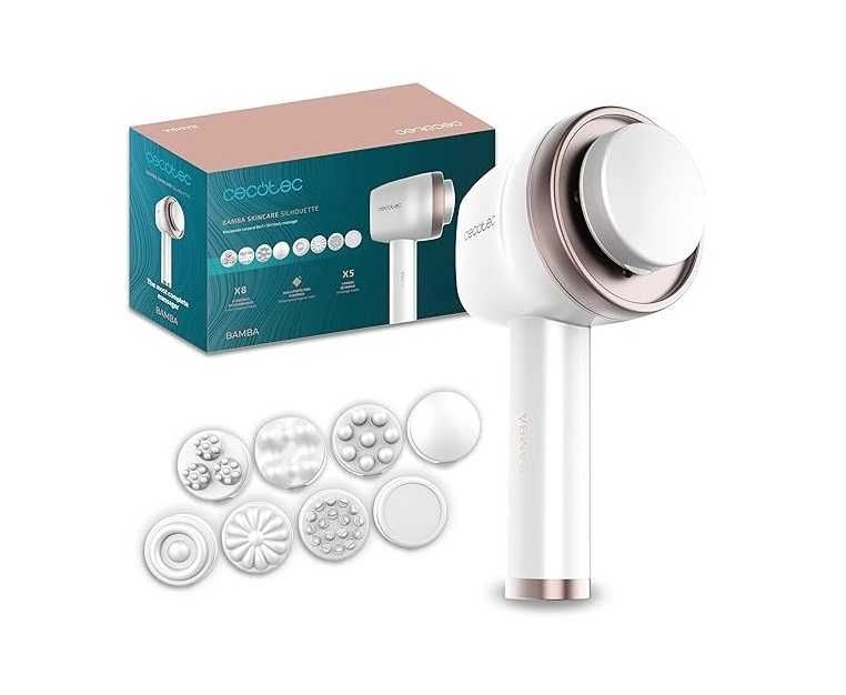 Антицелулитен масажор за тяло Cecotec SkinCare Push Up, 8 глави