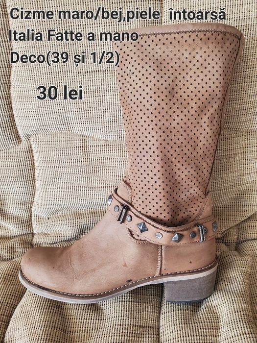 Cizme,ghete damă(piele naturală)