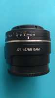 Обектив Sony DT 50mm F1.8 SAM | SAL50F18 (Sony A mount)