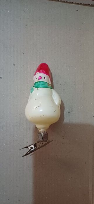 Ёлочная игрушка игрушки новогоднии СССР из стекла стекляная