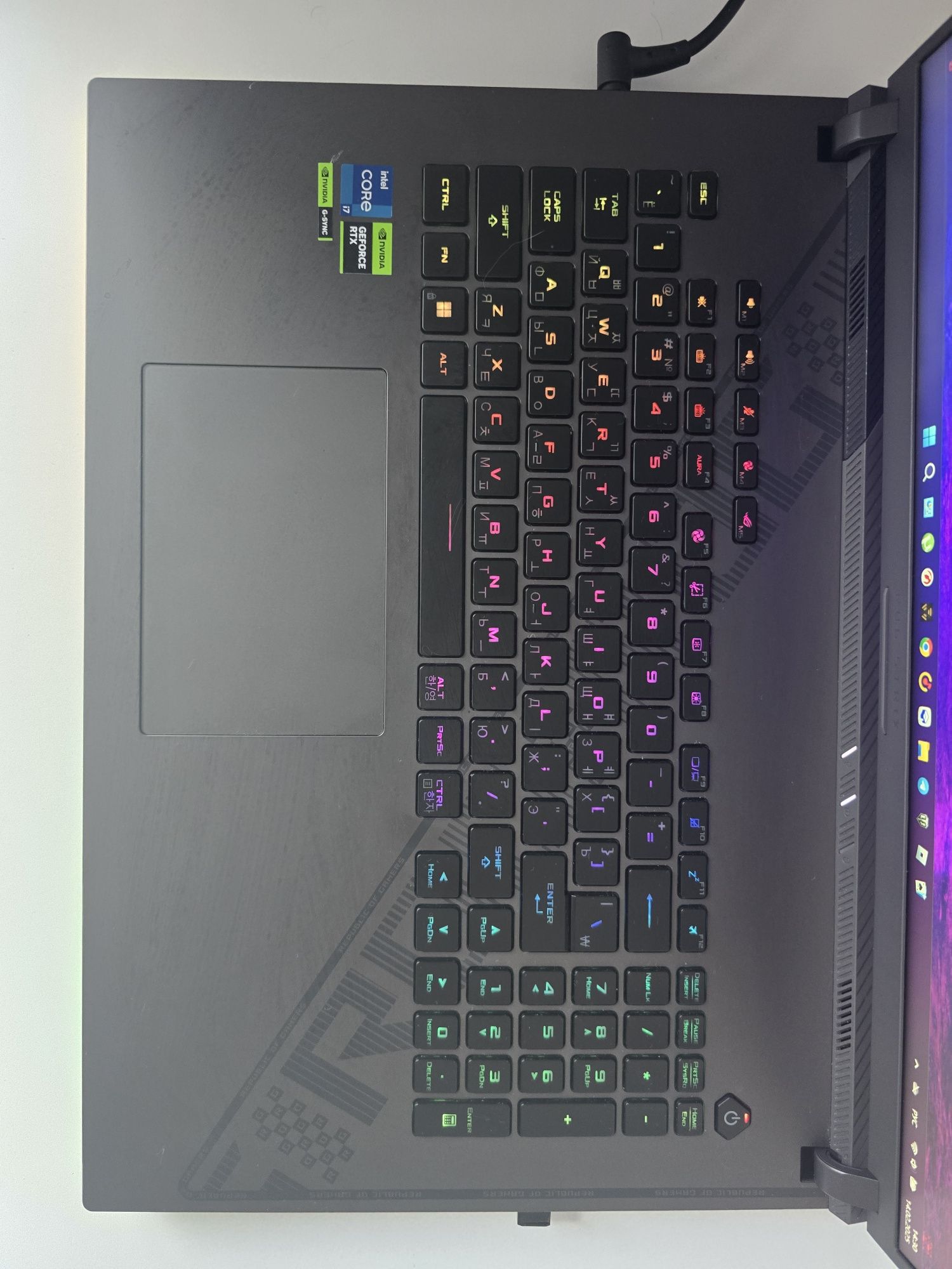 Продаётся игровой ноутбук Asus ROG Strix G814JV
