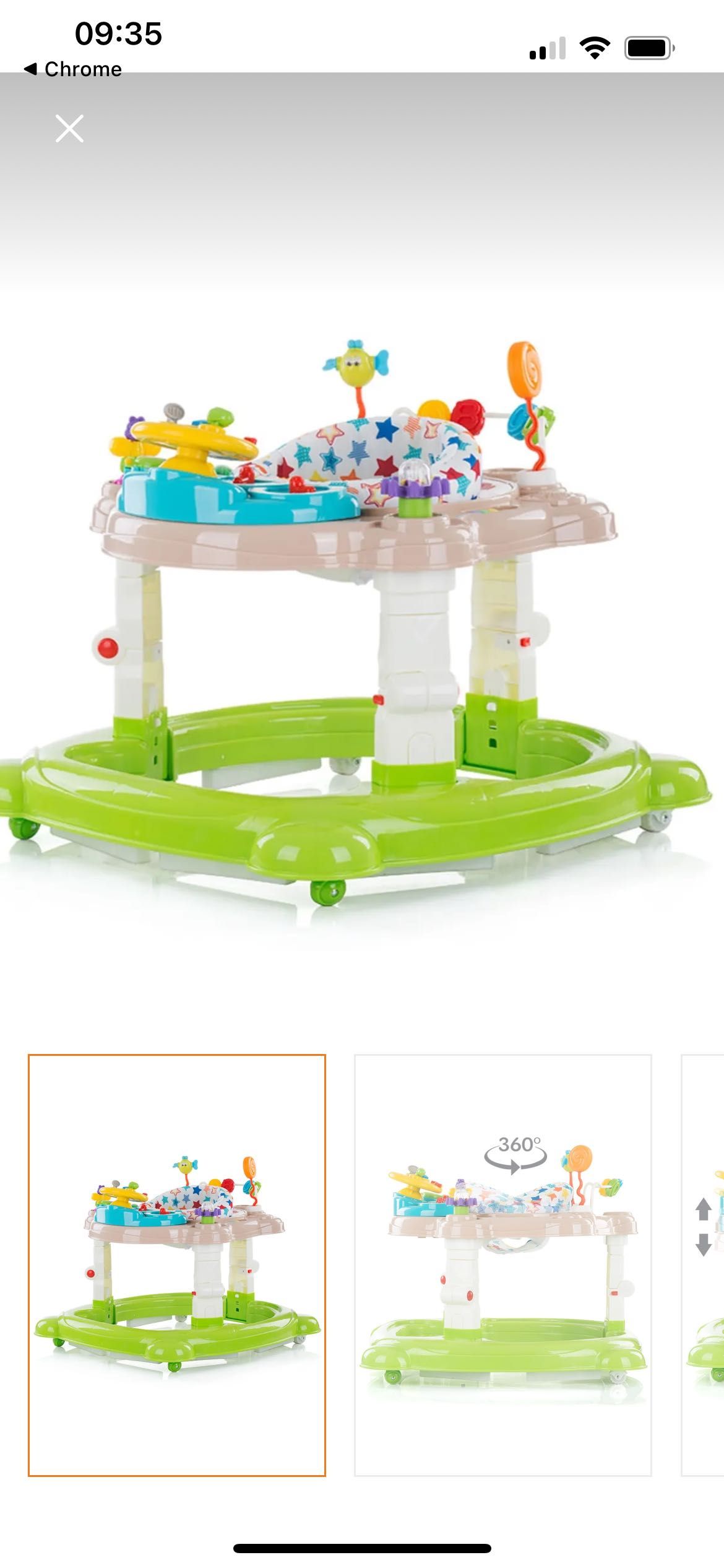 Premergător bebe 369 grade
