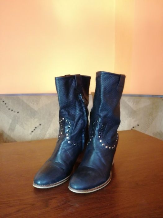 дамски боти естествена кожа