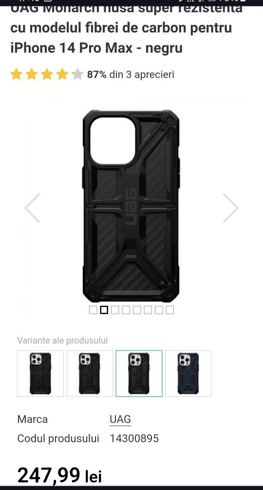 Husa UAG iphone 14 pro max