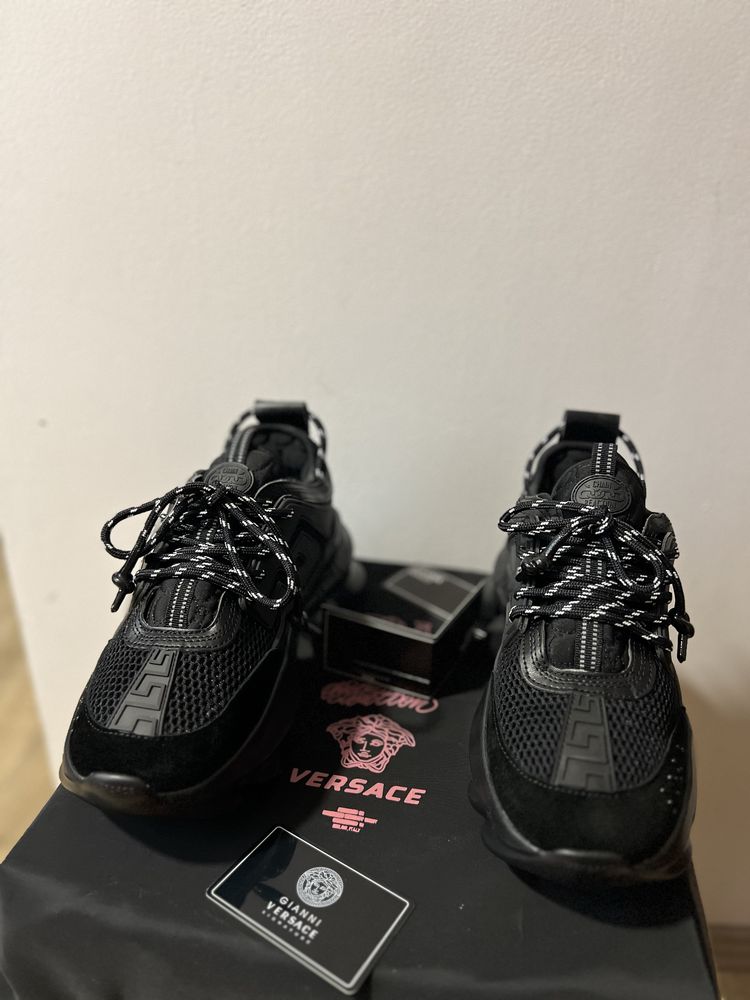Adidasi Versace chain reaction black 40,41,42,43,44