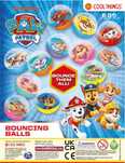 32мм и 45мм лицензирани силиконови топчета "PAW PATROL" - 0,38лв.
