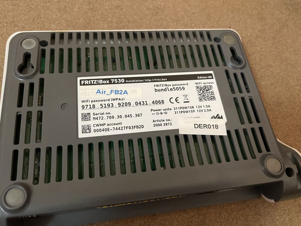 Fritz box 7530 router