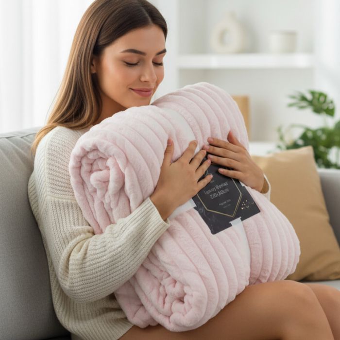 Луксозно меко одеяло- Двулицево - 220x240 см - 3.5кг на бройка