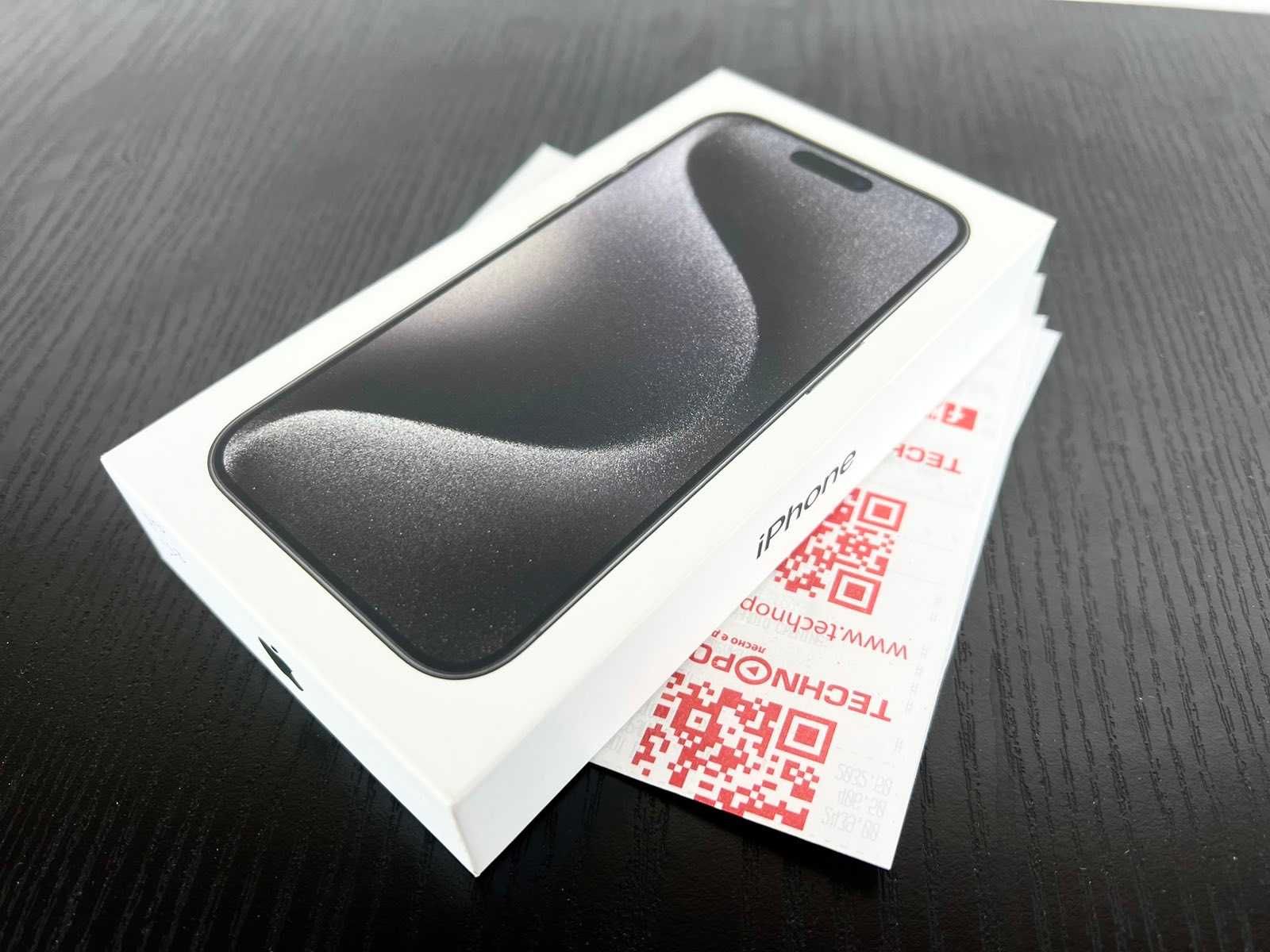 +ЧИСТО НОВ+ Apple iPhone 15 Pro 128GB Black Titanium 2г. Гаранция!