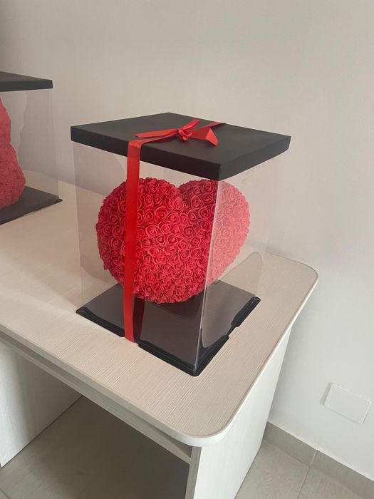 Ursuleti si inima din trandafiri de sapun