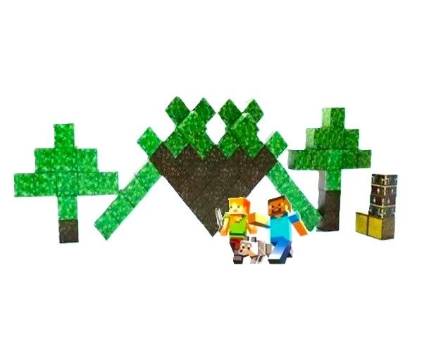 Lego magnetic " Lumea virtuala Minecraft "