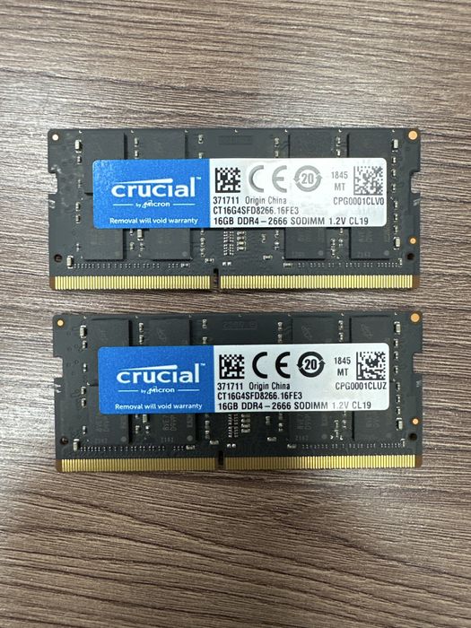 Оперативная память DDR4 2x16Gb