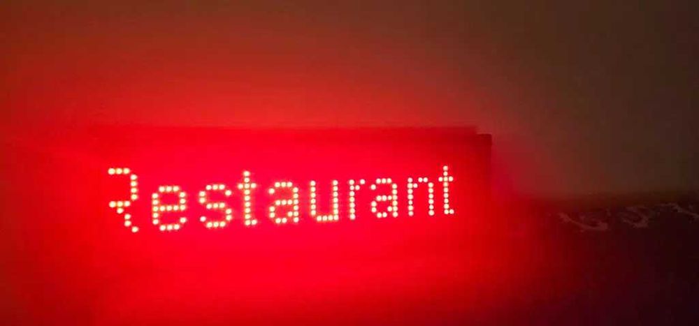 reclama led luminoasa programabila