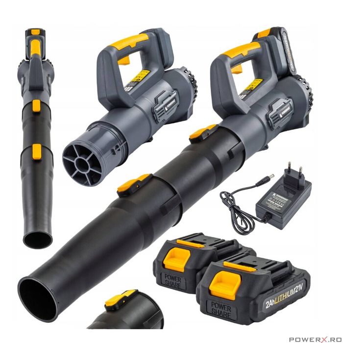 Suflanta de frunze cu acumulator 2Ah 21V, 260 km / h, Powermat