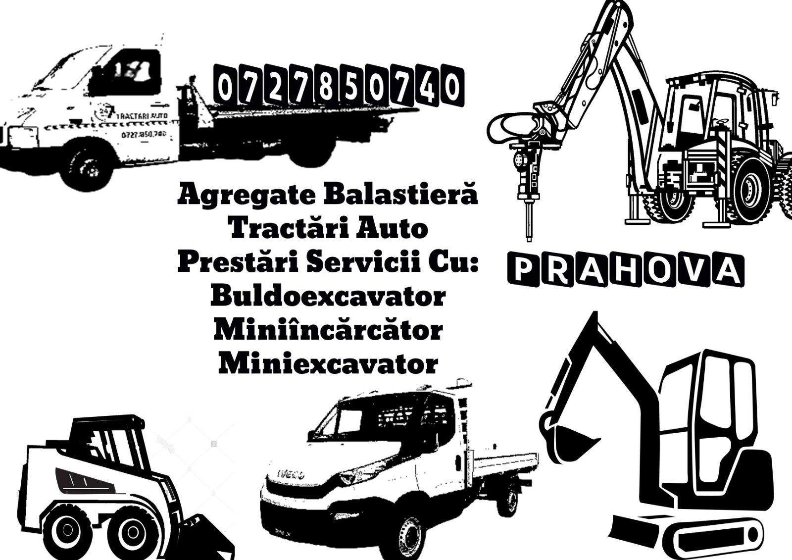 Miniexcavator Bobcat Picon Defrisare Compactor De Inchiriat