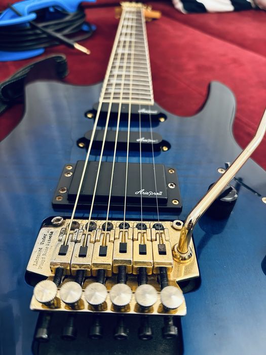 Chitară electrică Floyd Rose Aria Pro II '98 Korea 27 ani istorie