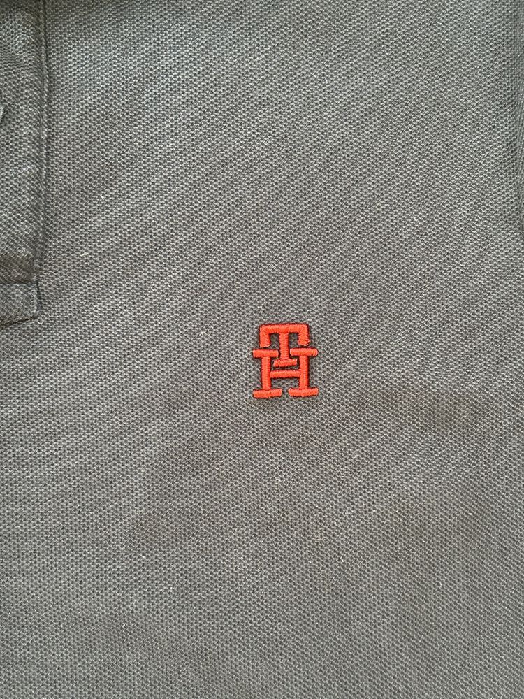 Тениска с яка Tommy Hilfiger оригинална