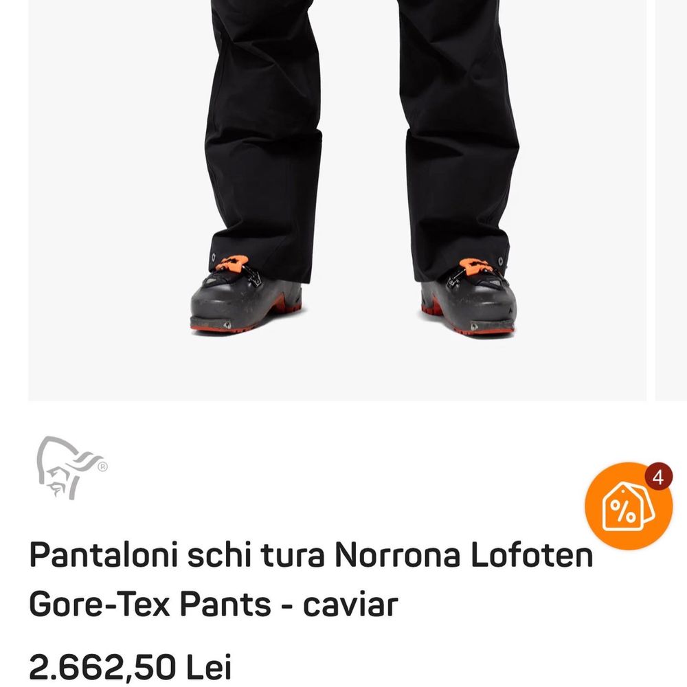 Pantaloni Ski Norrona Lofoten Gore-tex Primaloft