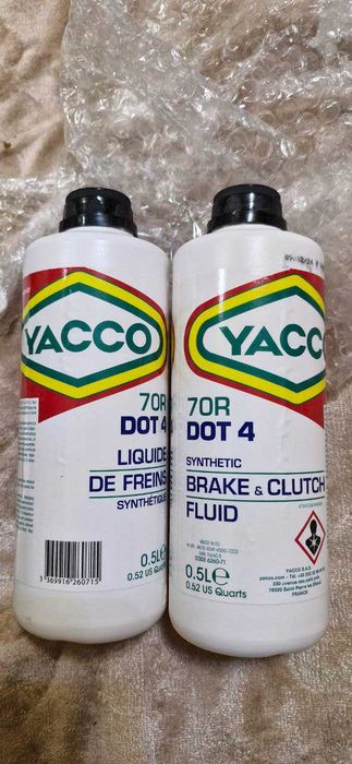 Тормозная жидкость "Yacco" 0,5
