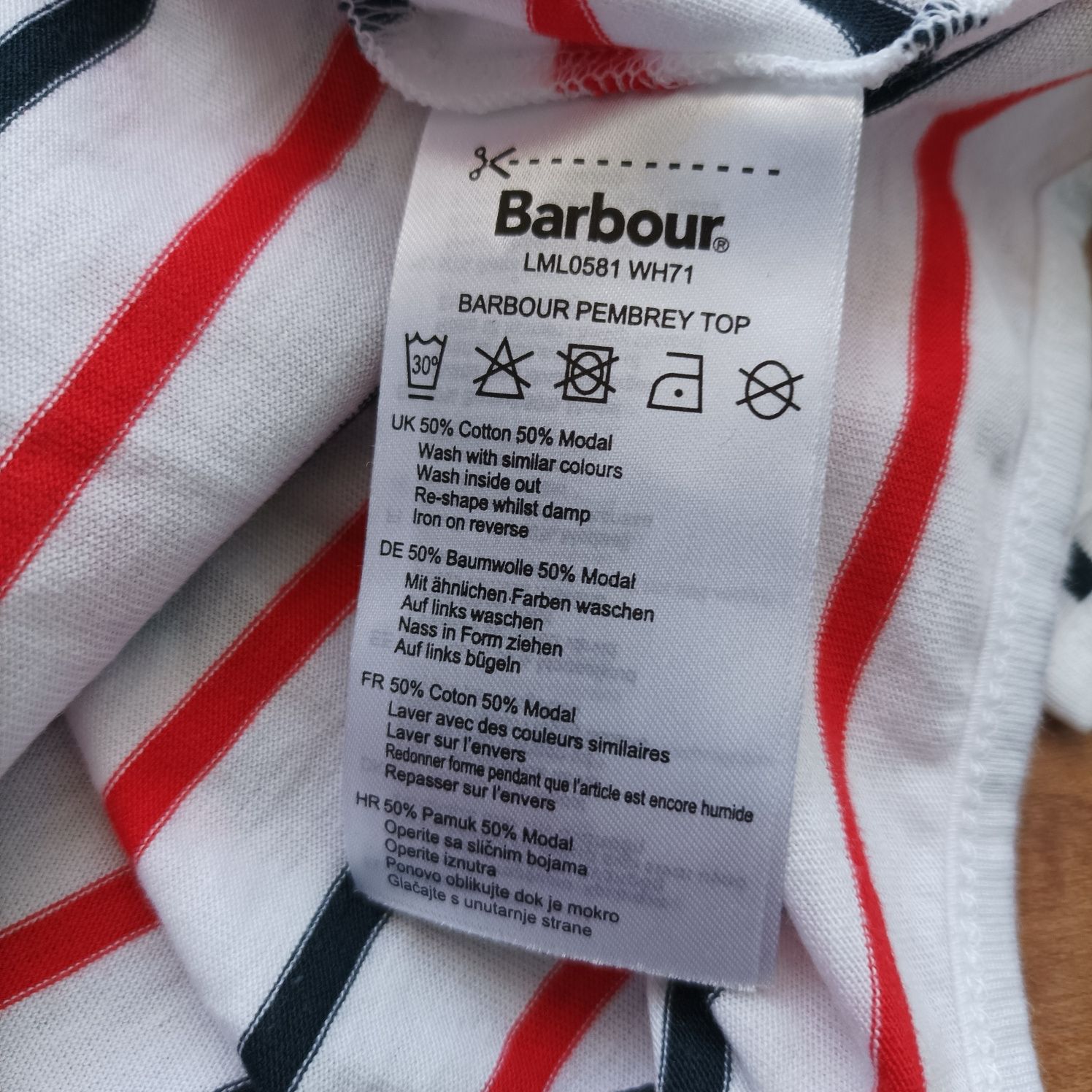 Barbour XS/S размер дамска тениска