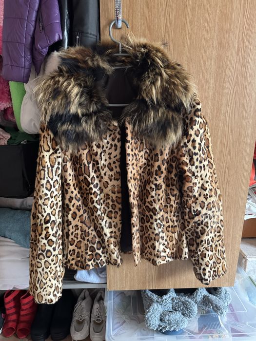 Blana naturala leopard S