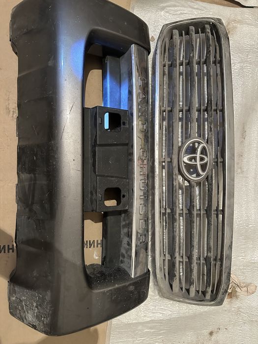 Решетка губа тойота ланд крузер