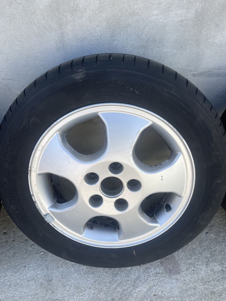 Vand jante opel astra g 5x110 R15 + anvelope vara dunlop 195/60/15