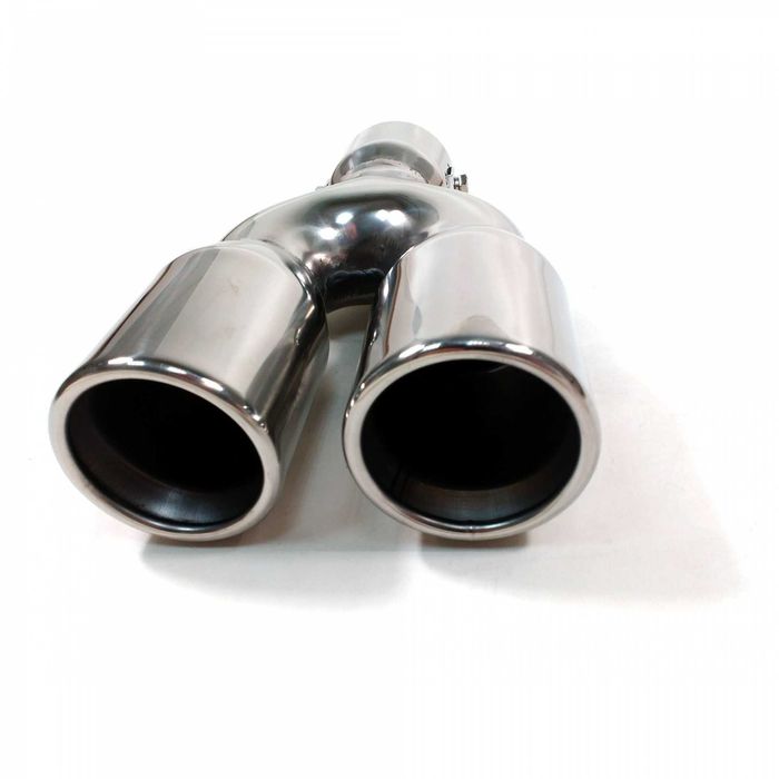 Универсален накрайник за ауспух на автомобил хромиран нов