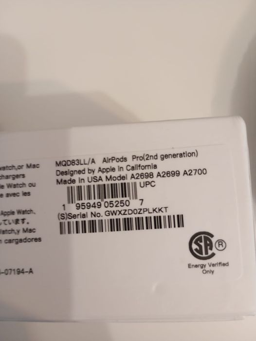 Căști apple airpods pro 2 alb(dețin dovada achiziției)