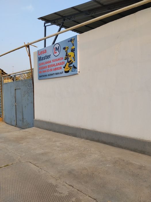 Lesa apalovka va instrumentlar lesalar sotuvga ham bor