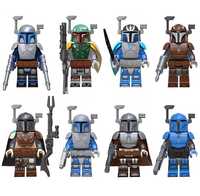 Set 8 Minifigurine tip Lego Star Wars: The Mandalorian Armor and Guns