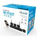 Videokuzatuv Kamera toplami. HiLook (by Hikvision) 4ta IP WiFi kamera